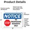 Signmission No Trespassing Residents Only Sign, Vinyl Decal, 7in W x 5in L, 2PK OS-2PACK-NS-D-57-L-14985 - alternate 2